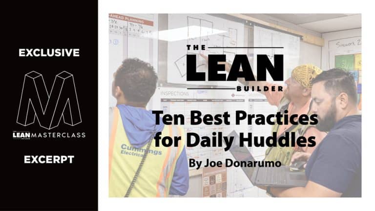 Daily Huddles - Ten Best Practices