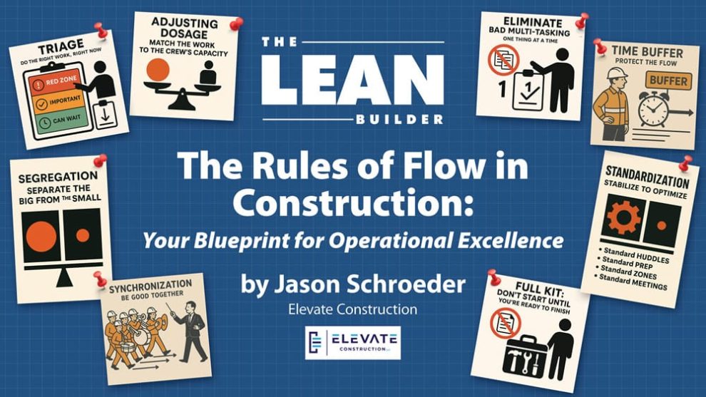 rules-of-flow-in-construction The Rules of Flow in Construction: Your Blueprint for Operational Excellence By Jason Schroeder